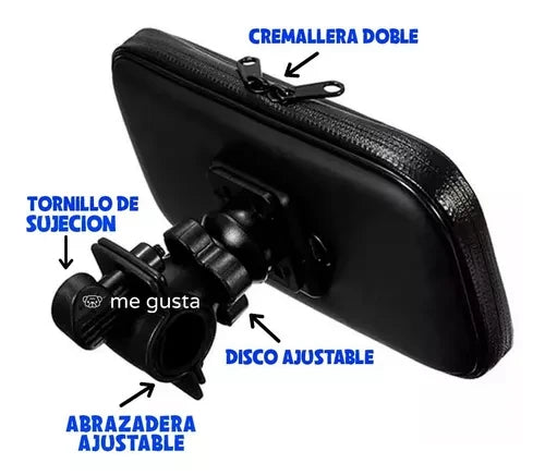 Soporte Porta Celular Moto Impermeable